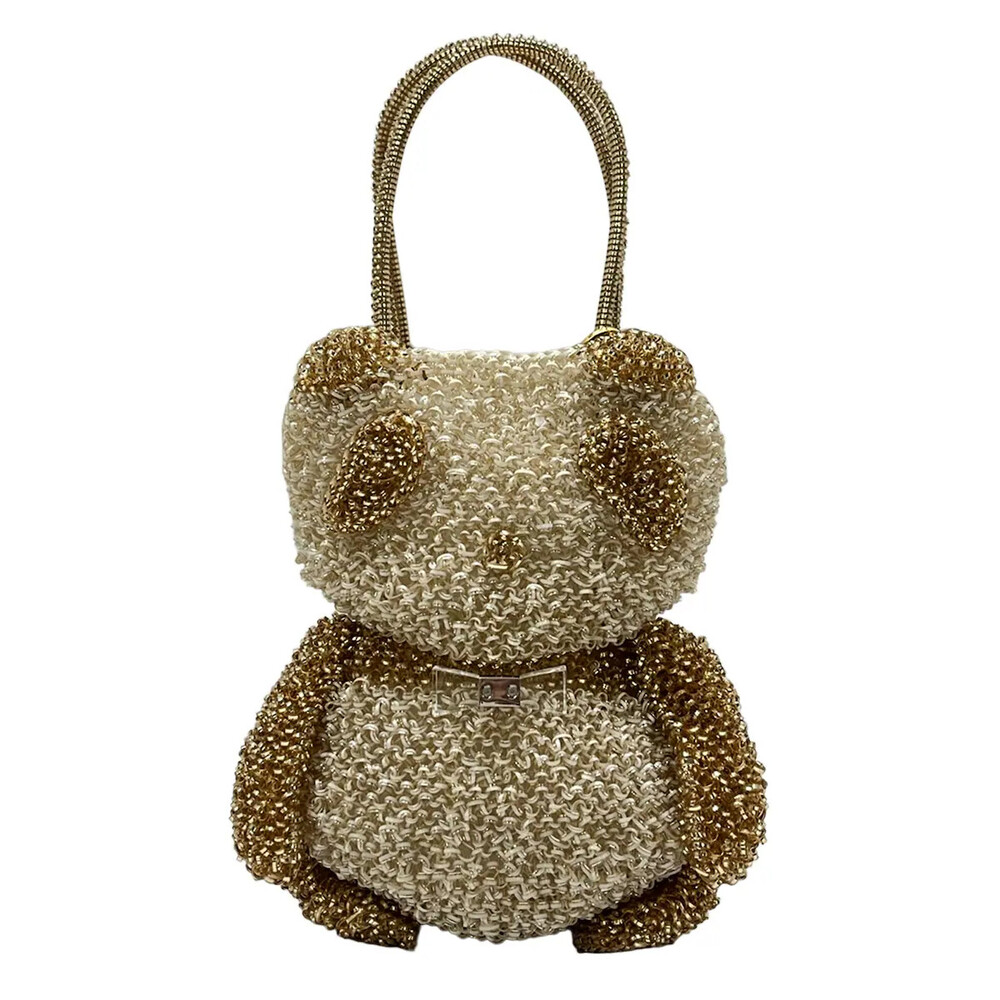 Anteprima Wire Bag White Champagne Gold #305396A51B
